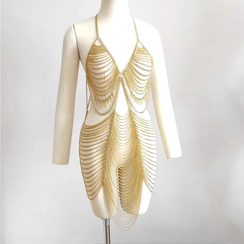 Gold Chain Dress